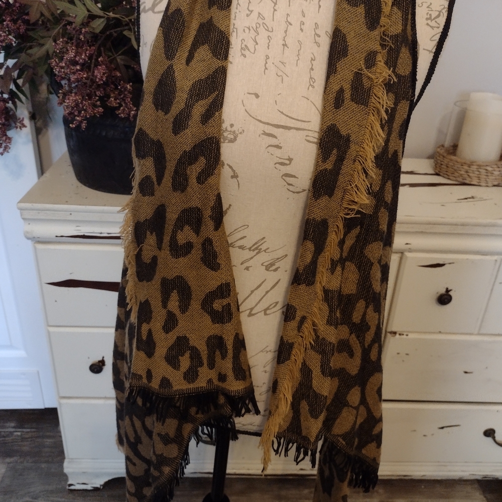 Leopard Print Vest